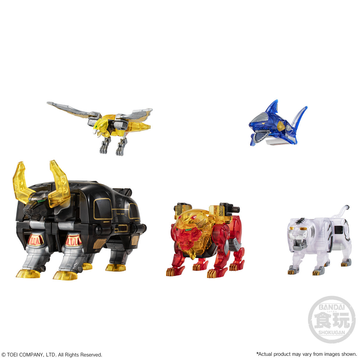 Bandai SMP [SHOKUGAN MODELING PROJECT] Hyakuju Sentai Gaoranger GaoKing Clear Ver. Model Kit