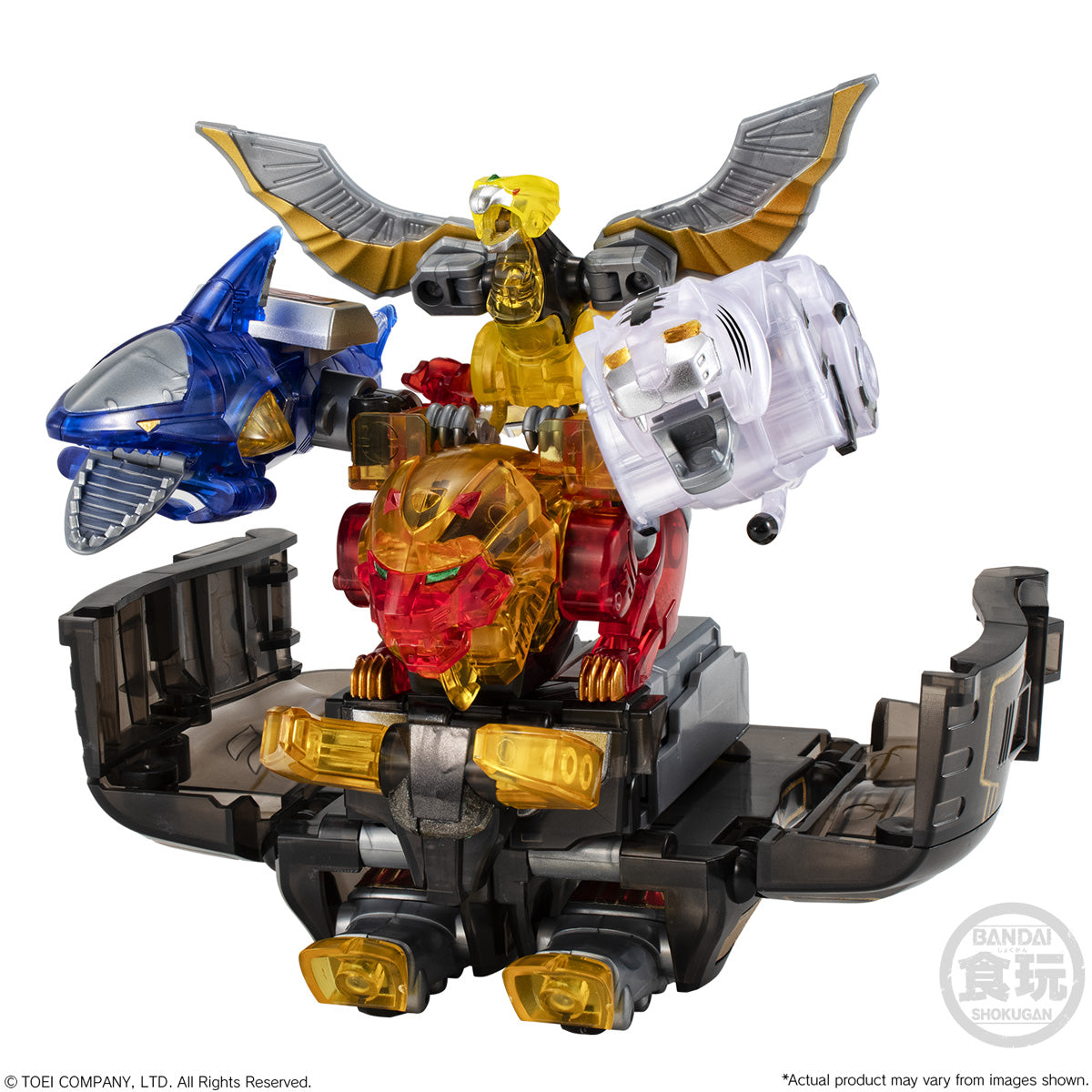 Bandai SMP [SHOKUGAN MODELING PROJECT] Hyakuju Sentai Gaoranger GaoKing Clear Ver. Model Kit