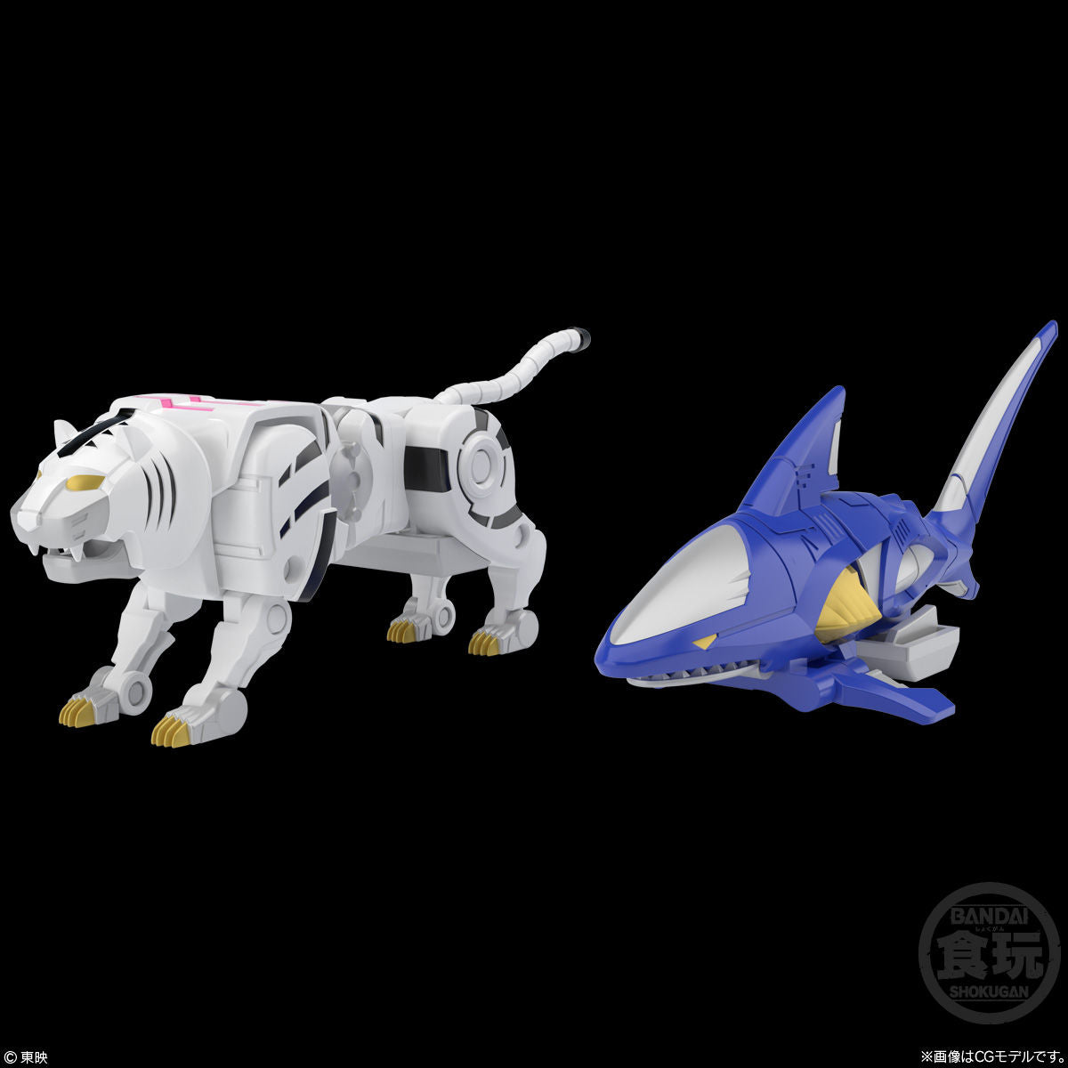 Bandai SMP Shokugan Modeling Project GaoKnight - Kit Modellabile Hyakuju Sentai Gaoranger, Figura Combinabile Da 6 Animali