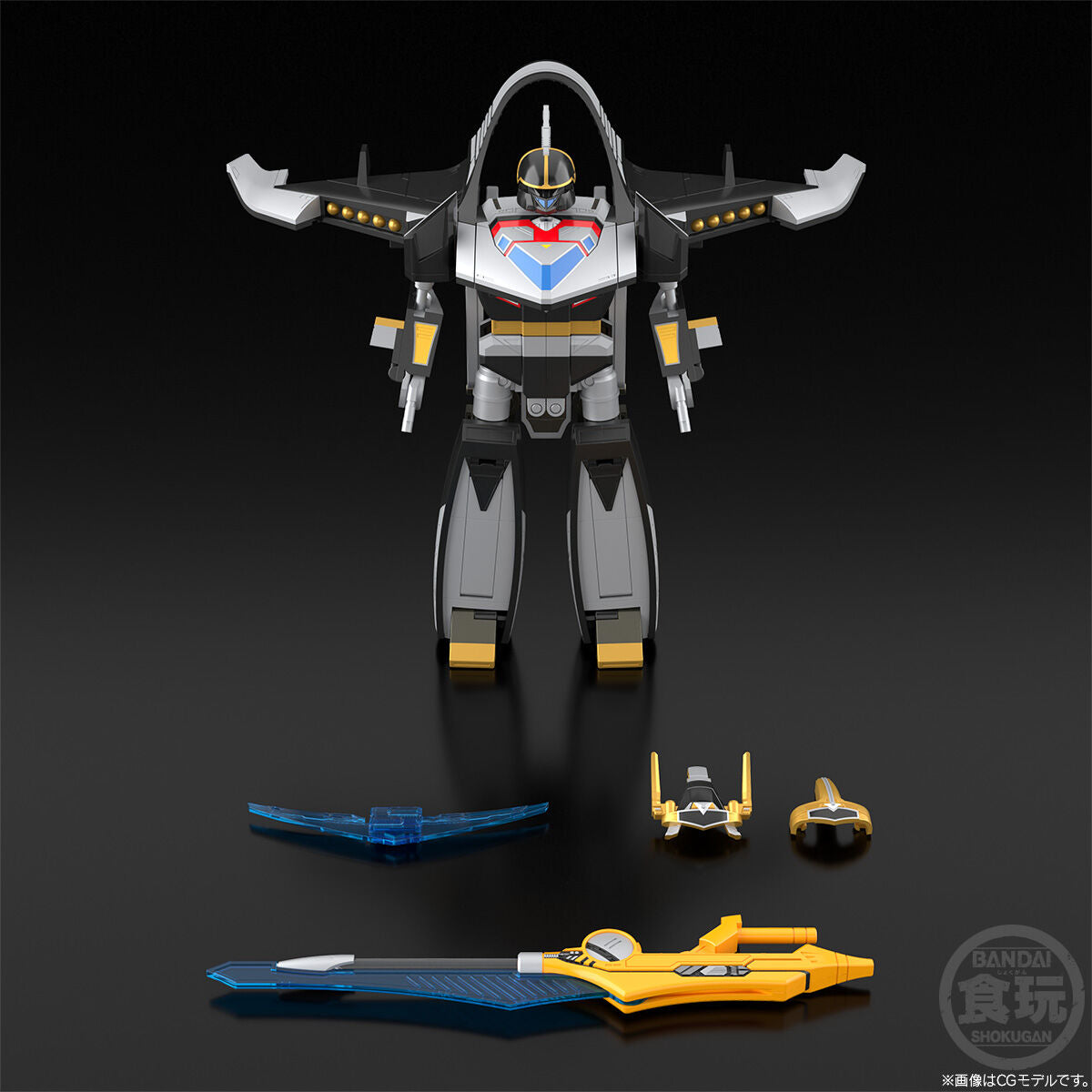 Bandai SMP [SHOKUGAN MODELING PROJECT] Mirai Sentai Timeranger Delta Formation Time Shadow Model Kit