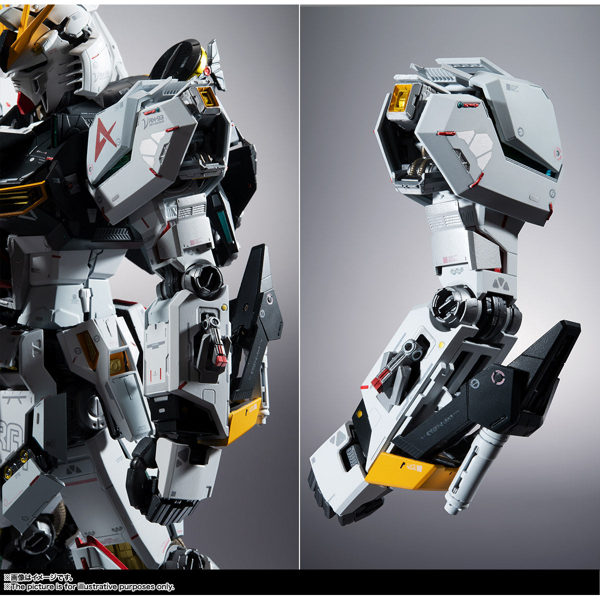 Bandai Tamashii Nations Metal Structure Kaitai-Shou-Ki RX-93 Nu Gundam Action Figure