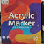 Doloha Acrylic Marker 60 Color Set