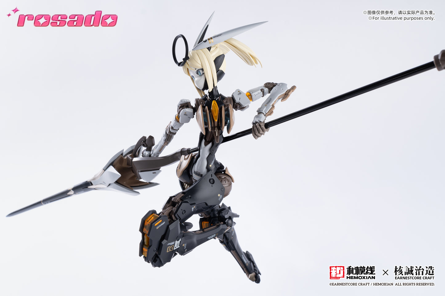HMX-2025001 Hemoxian X Earnestcore Craft Rosado Project 1/10 Starflower Lilly MK3 1/10 Model Kit 6975406890293