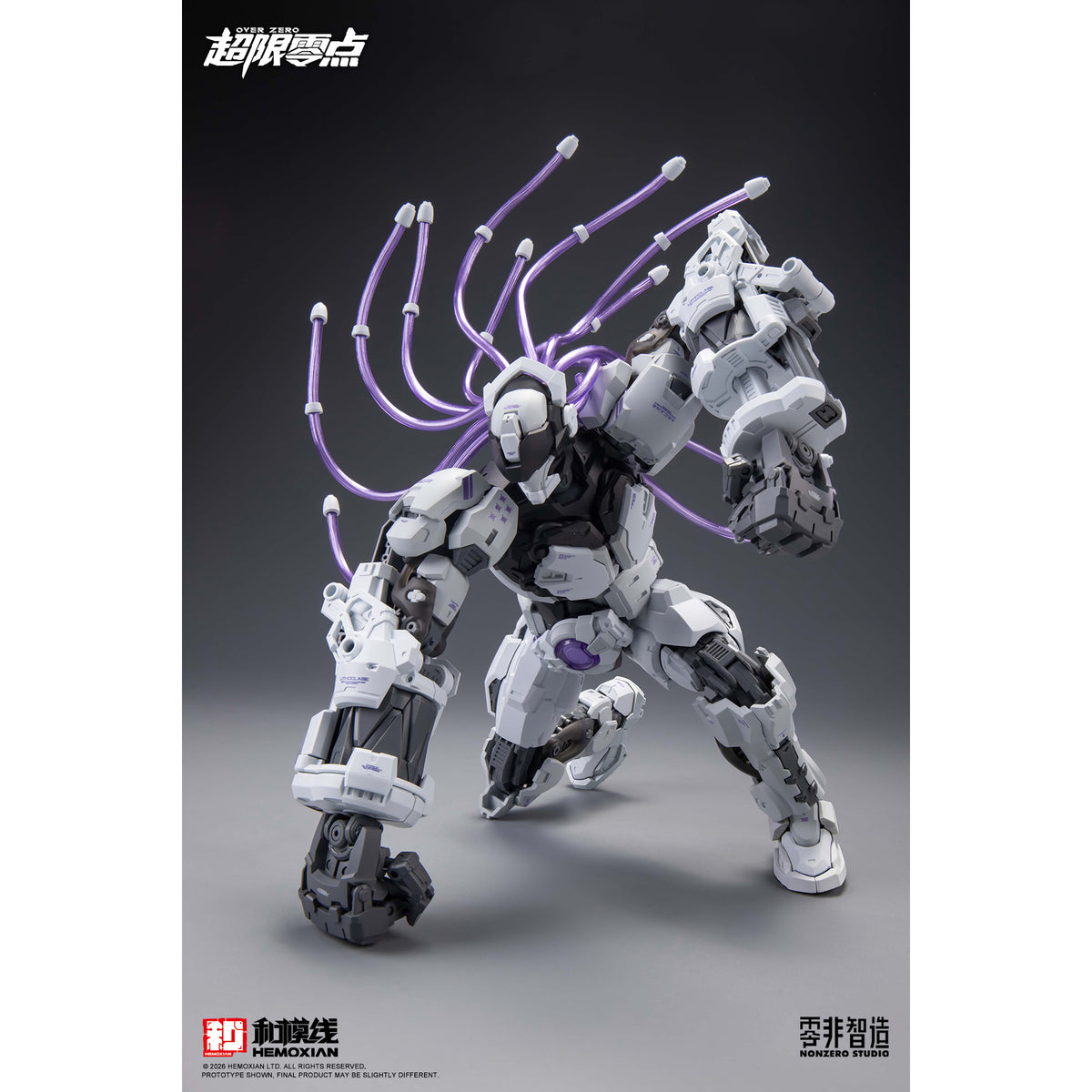 HMX2025006OD NonZero Studio OVERZERO Boxer Baki Overdrive Model Kit 6976038440399