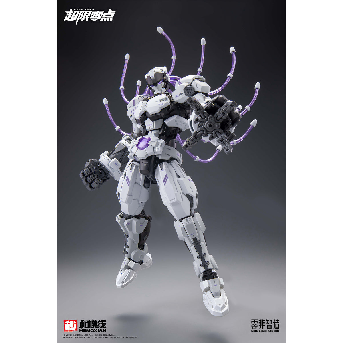 HMX2025006OD NonZero Studio OVERZERO Boxer Baki Overdrive Model Kit 6976038440399