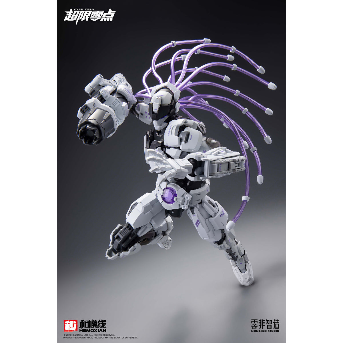HMX2025006OD NonZero Studio OVERZERO Boxer Baki Overdrive Model Kit 6976038440399