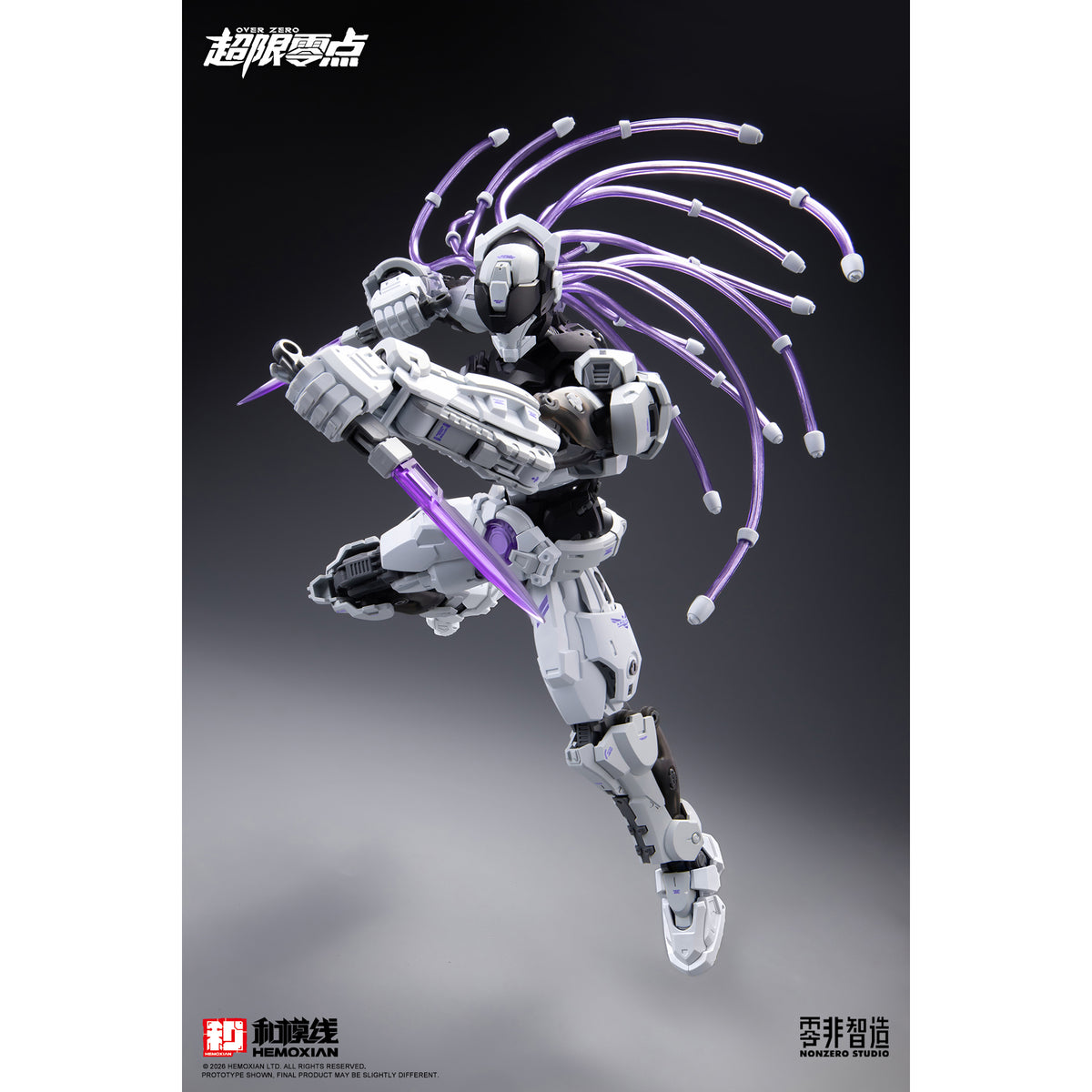 HMX2025006OD NonZero Studio OVERZERO Boxer Baki Overdrive Model Kit 6976038440399