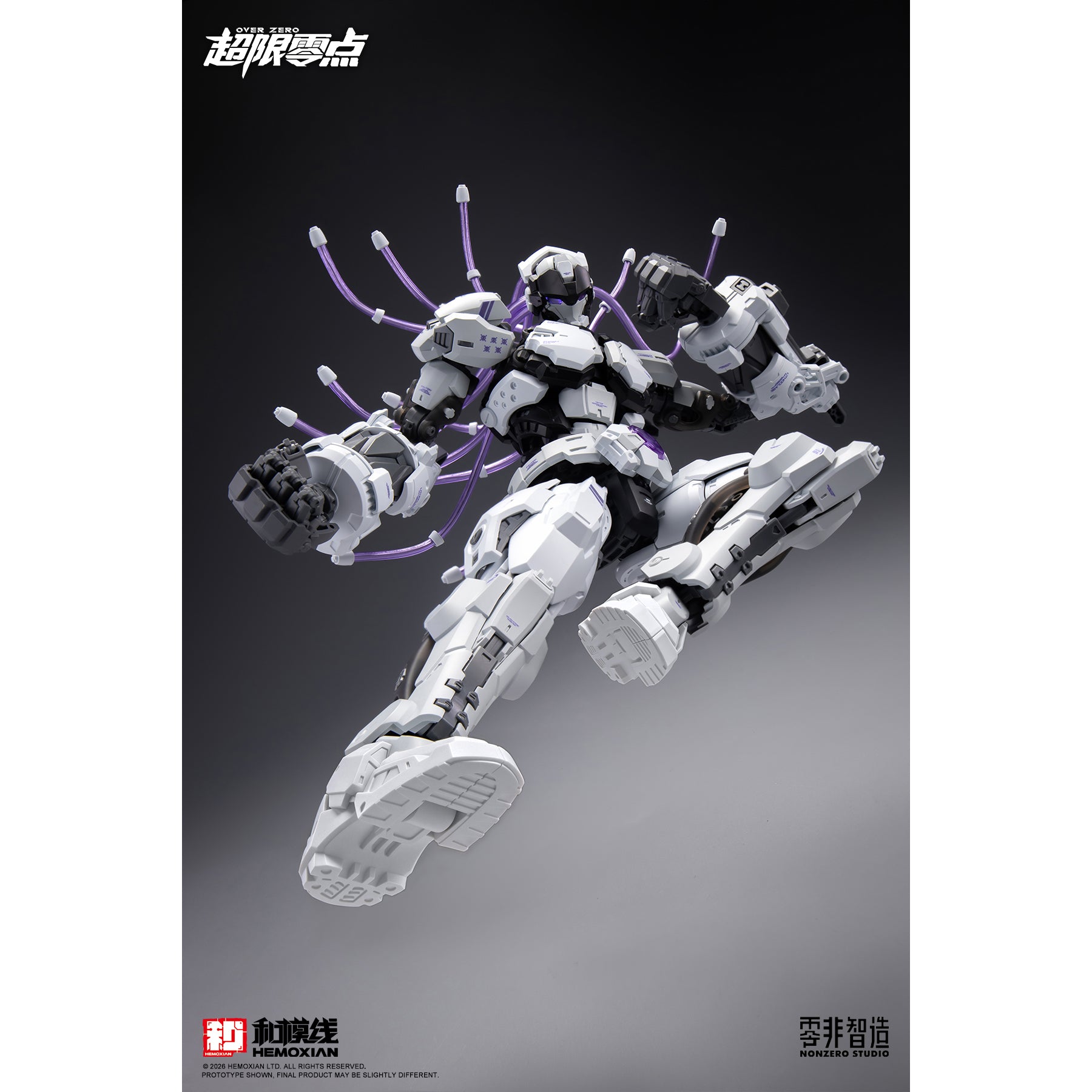 HMX2025006OD NonZero Studio OVERZERO Boxer Baki Overdrive Model Kit 6976038440399