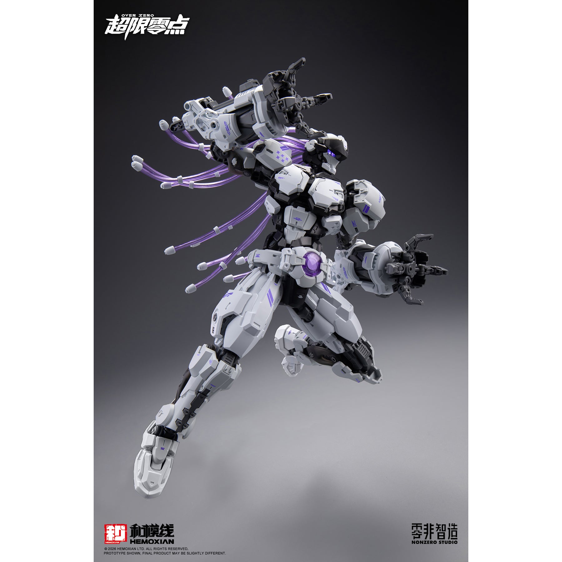 HMX2025006OD NonZero Studio OVERZERO Boxer Baki Overdrive Model Kit 6976038440399