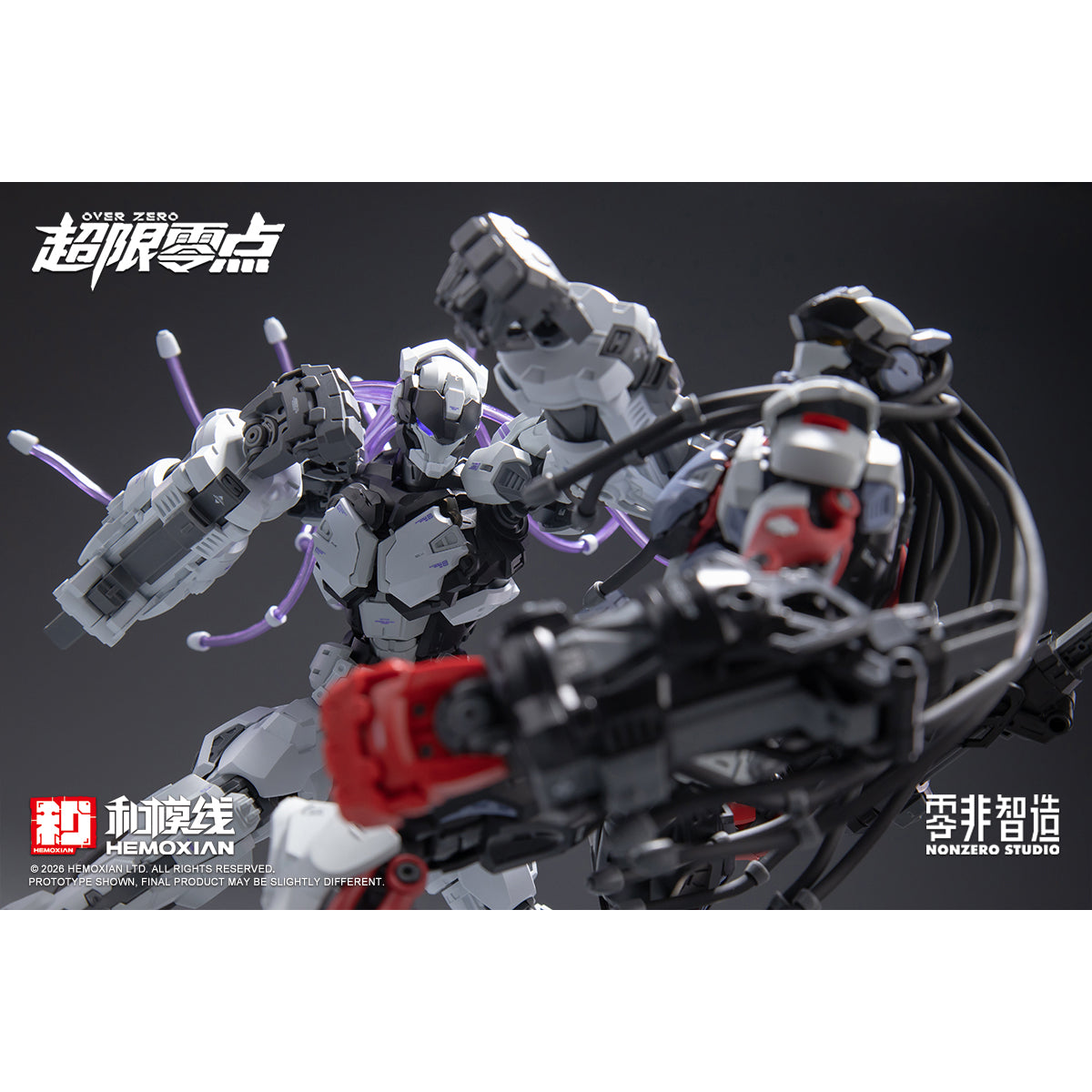 HMX2025006OD NonZero Studio OVERZERO Boxer Baki Overdrive Model Kit 6976038440399