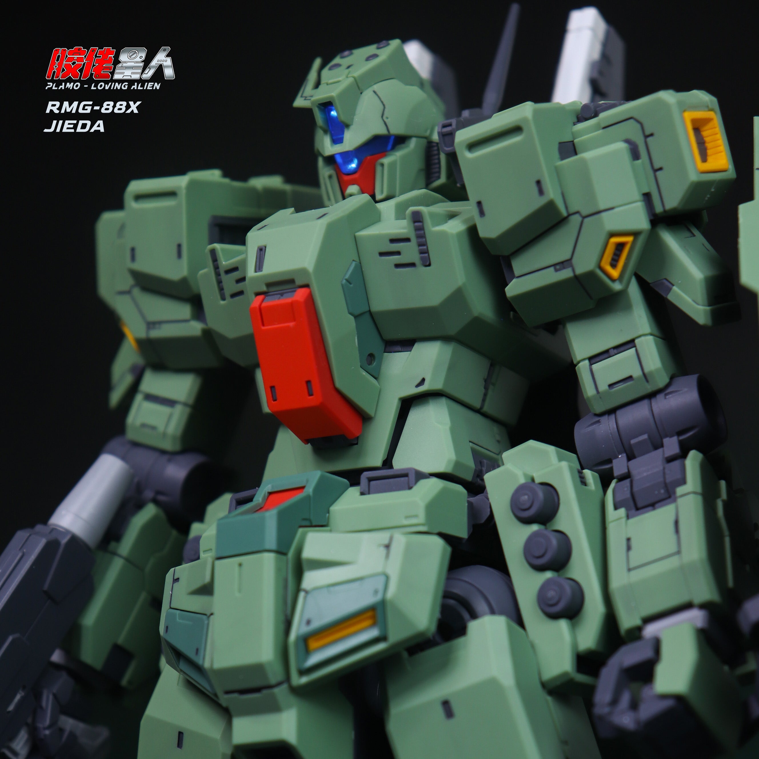 Plamo Loving Alien MG 1/100 RGM-88X Jeddah Model Kit – Gunpla Style
