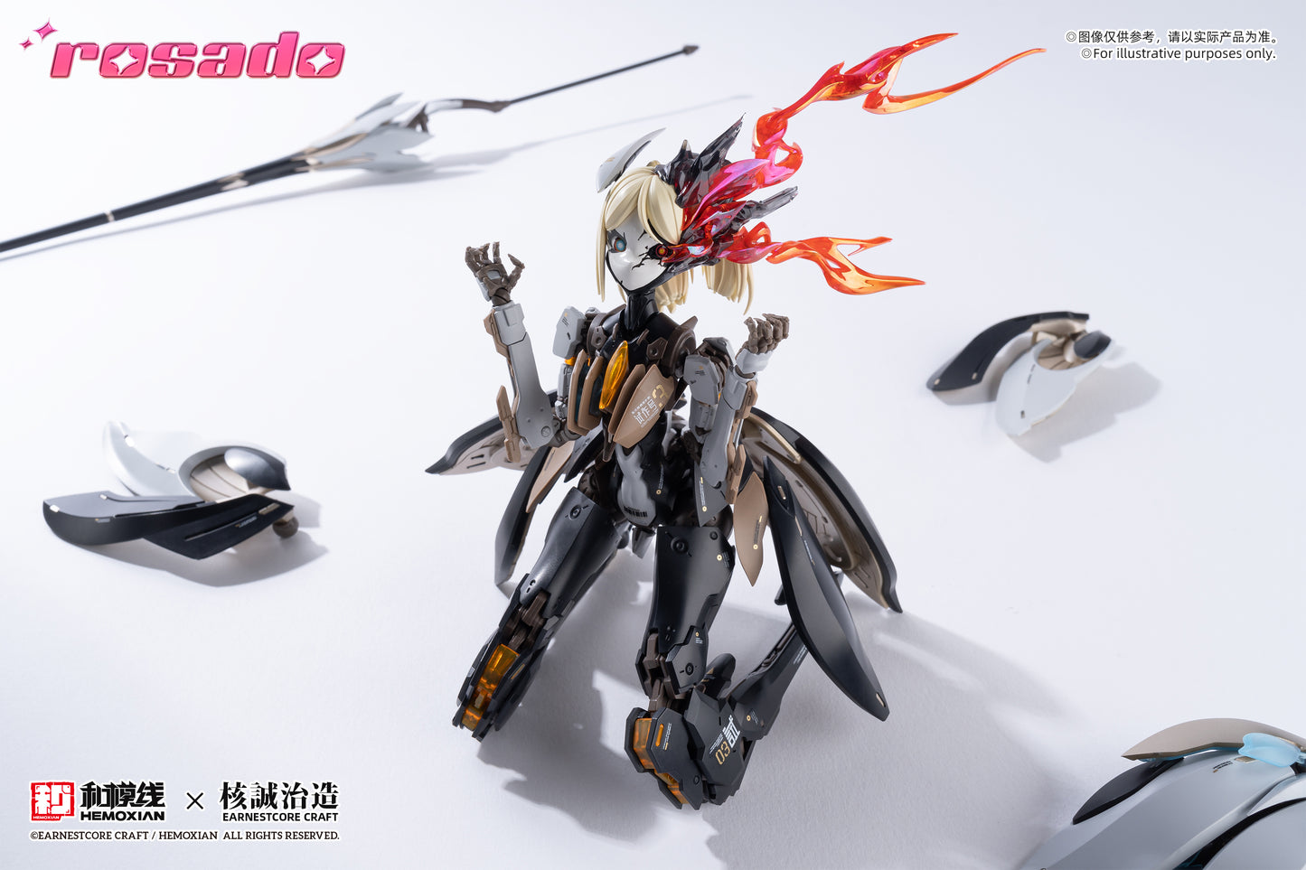 Hemoxian X Earnestcore Craft Rosado Project 1/10 Starflower Lilly MK3 1/10 Model Kit