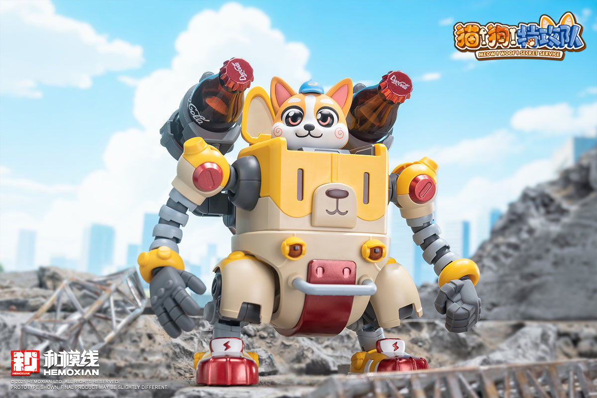 Hemoxian Meow! Woof! Secret Service Colaji Model Kit