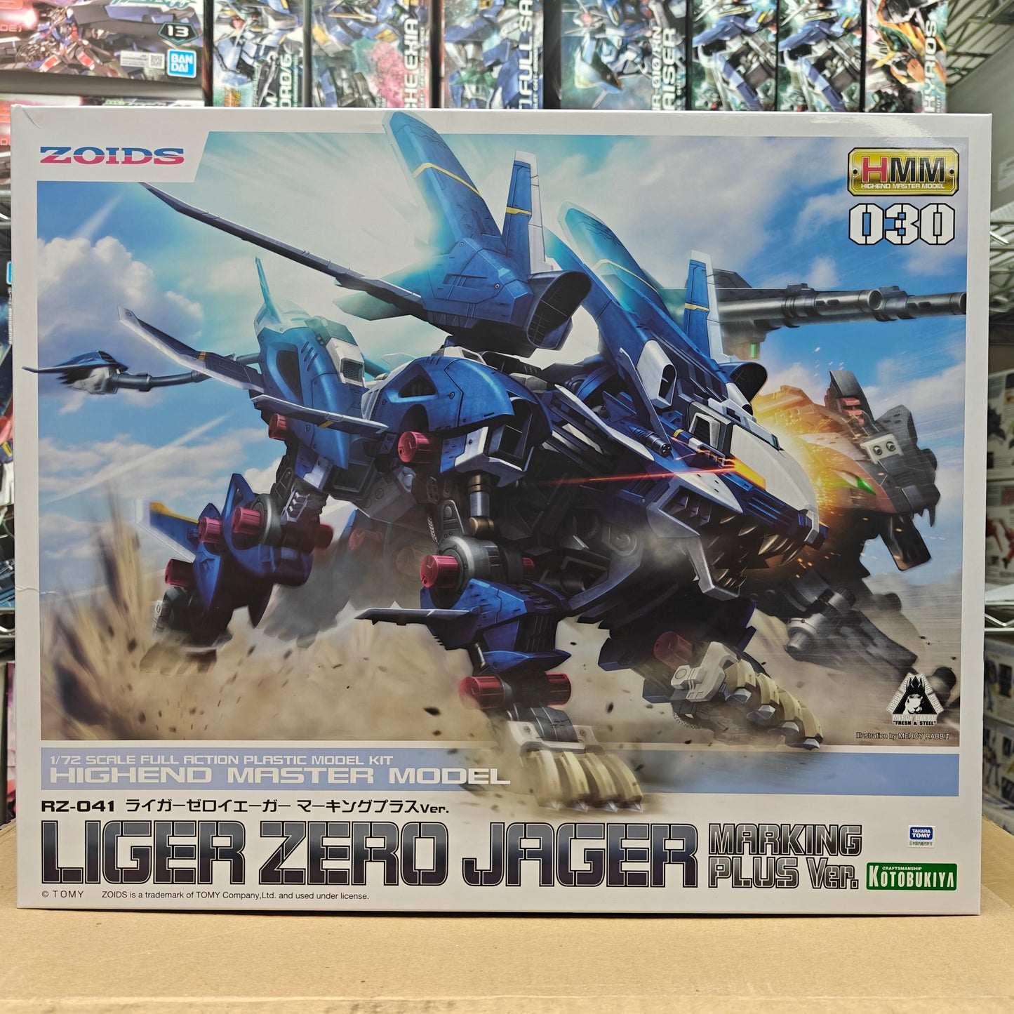 Kotobukiya HMM ZOIDS 1/72 RZ-041 Liger Zero Jager Marking Plus Ver.Model Kit