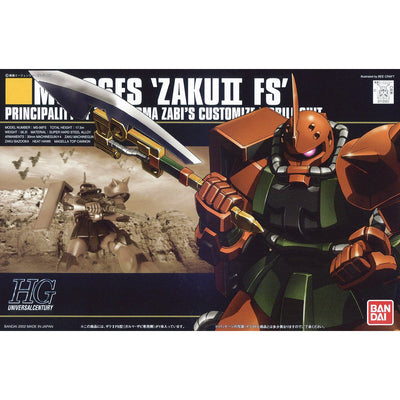 1113551 5059156 Bandai HGUC #34 1/144 MS-06FS Zaku II Type FS (Garma Zabi custom) Model Kit 4573102591562