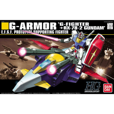BAS1129453 Bandai HGUC 1/144 G-ARMOR (RX-78-2 Gundam + G-Fighter) Model Kit