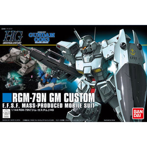 Bandai HGUC 1/144 RGM-79N GM Custom Model Kit