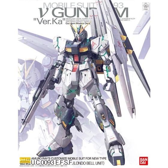 BAS2167683 Bandai MG 1/100 RX-93 Nu Gundam Ver. Ka Model Kit