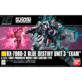 BAS2379388 Bandai HGUC 1/144 Blue Destiny Unit 3 (Exam) Model Kit