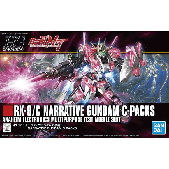 BAS2436525 Bandai HG 1/144 Narrative Gundam C-Packs Model Kit