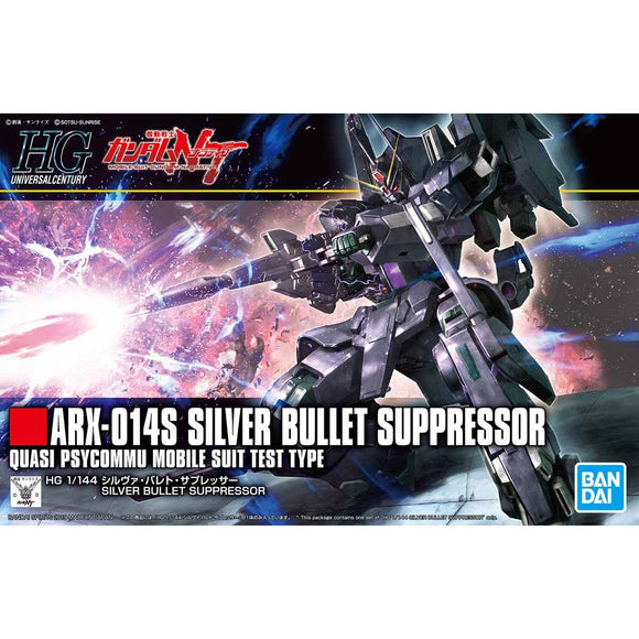 BAS2471954 Bandai HG 1/144 ARX-014S Silver Bullet Suppressor Model Kit