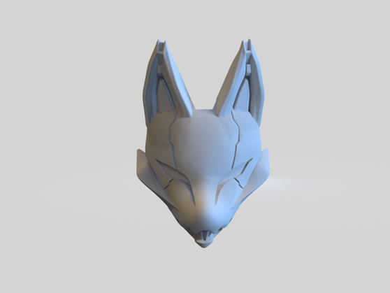 Shirazumi Workshop Fox Mask Resin Kit